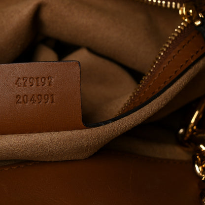Gucci GG Supreme Monogram Medium Padlock Tote Beige Cuir 6 of 9