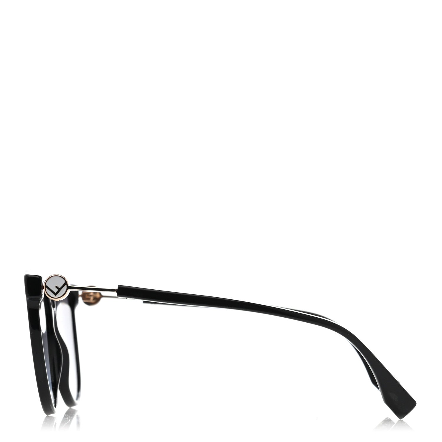 Fendi Acetate F Is Fendi FF Sunglasses FF 0345/S Black 3 of 7
