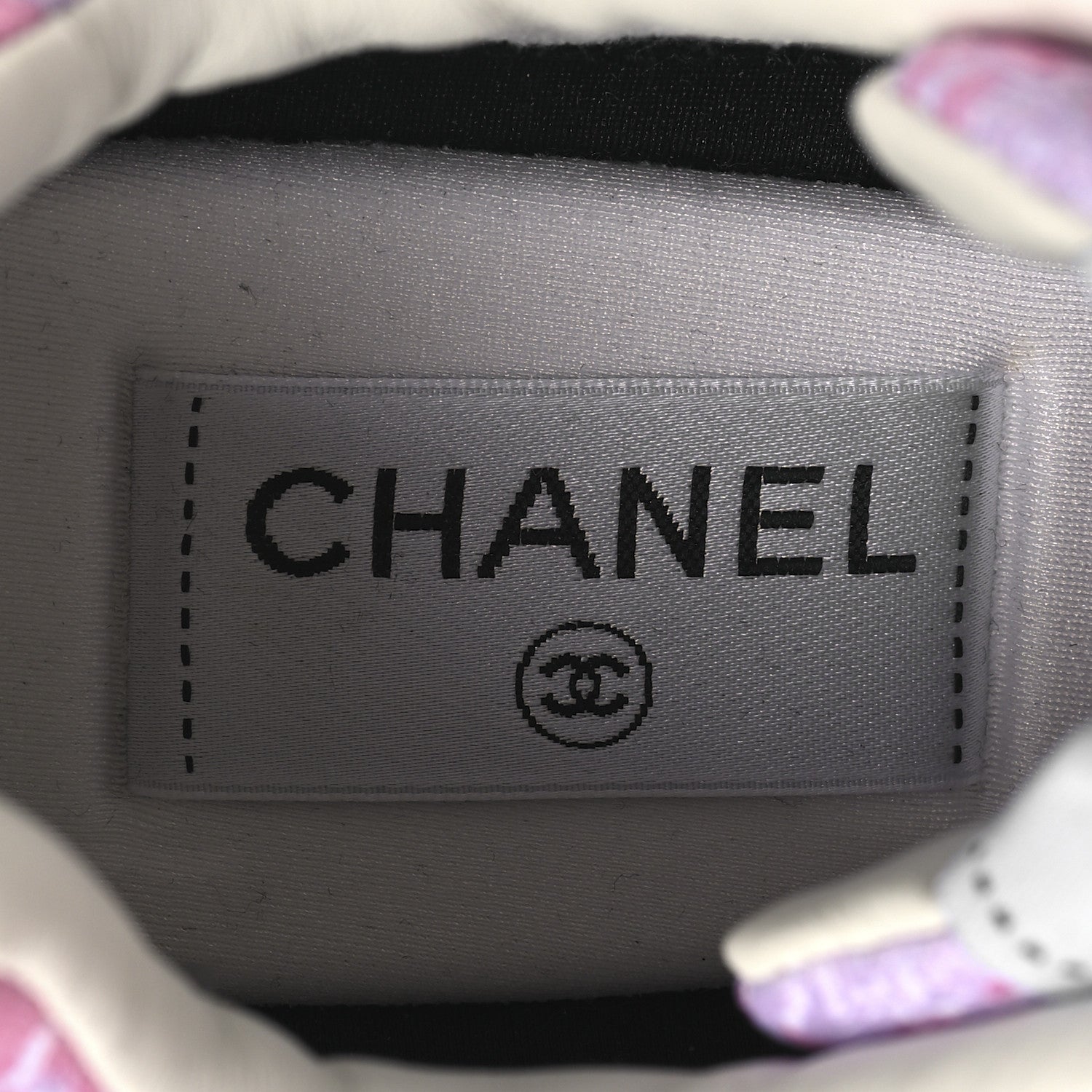 Chanel Tweed CC Sneakers 39 Pink 8 of 8