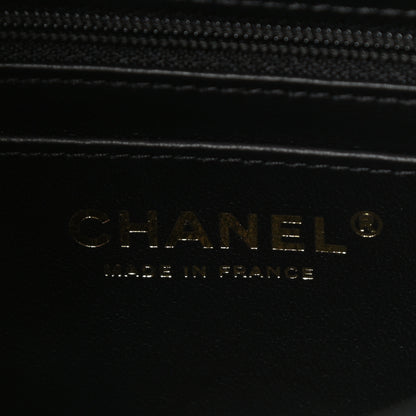 Chanel Lambskin Quilted Mini River of Pearls Flap Bag Black 6 of 12