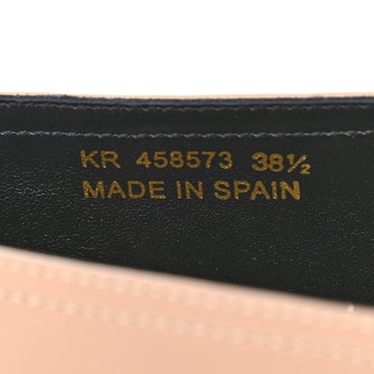 Saint Laurent Lambskin Monogram Espadrilles 38.5 Nude 8 of 8