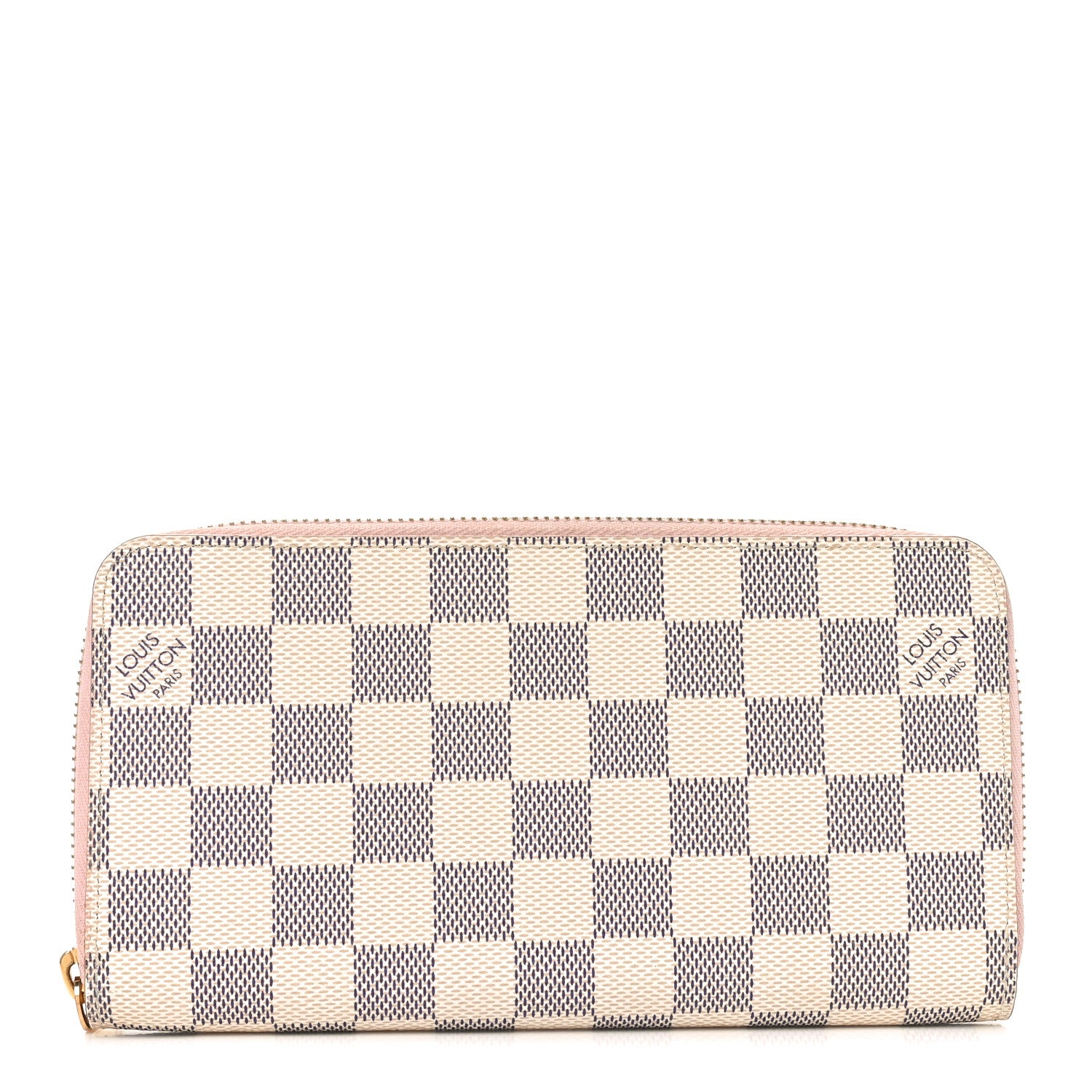 Louis Vuitton Damier Azur Zippy Wallet Rose Ballerine 1 of 7