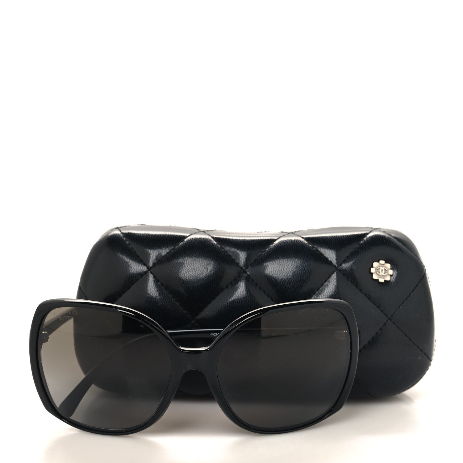 Chanel Acetate CC Sunglasses 5204 Black 7 of 7