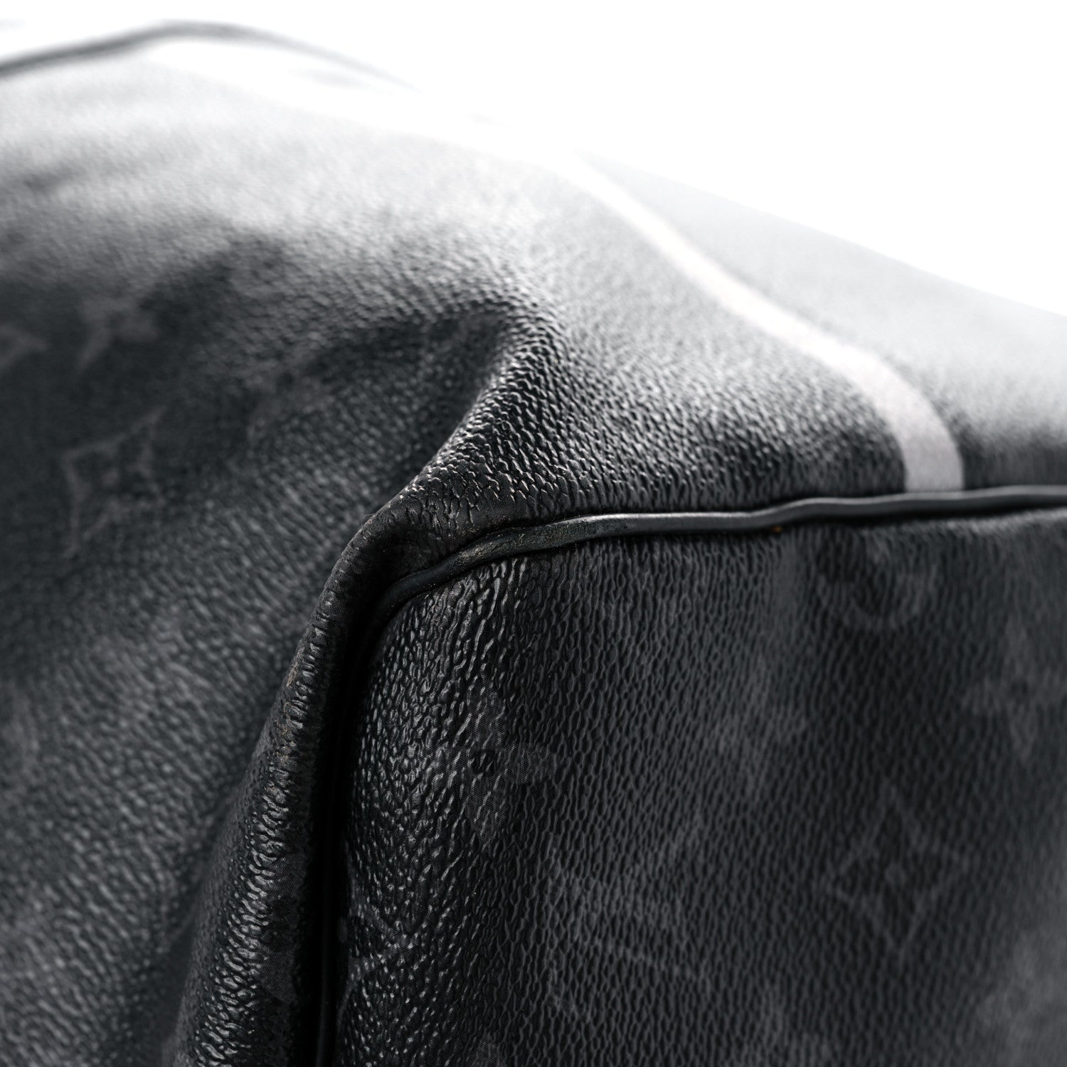Louis Vuitton X FUJIWARA Monogram Eclipse Flash Fragment Keepall Bandouliere 55 11 of 32