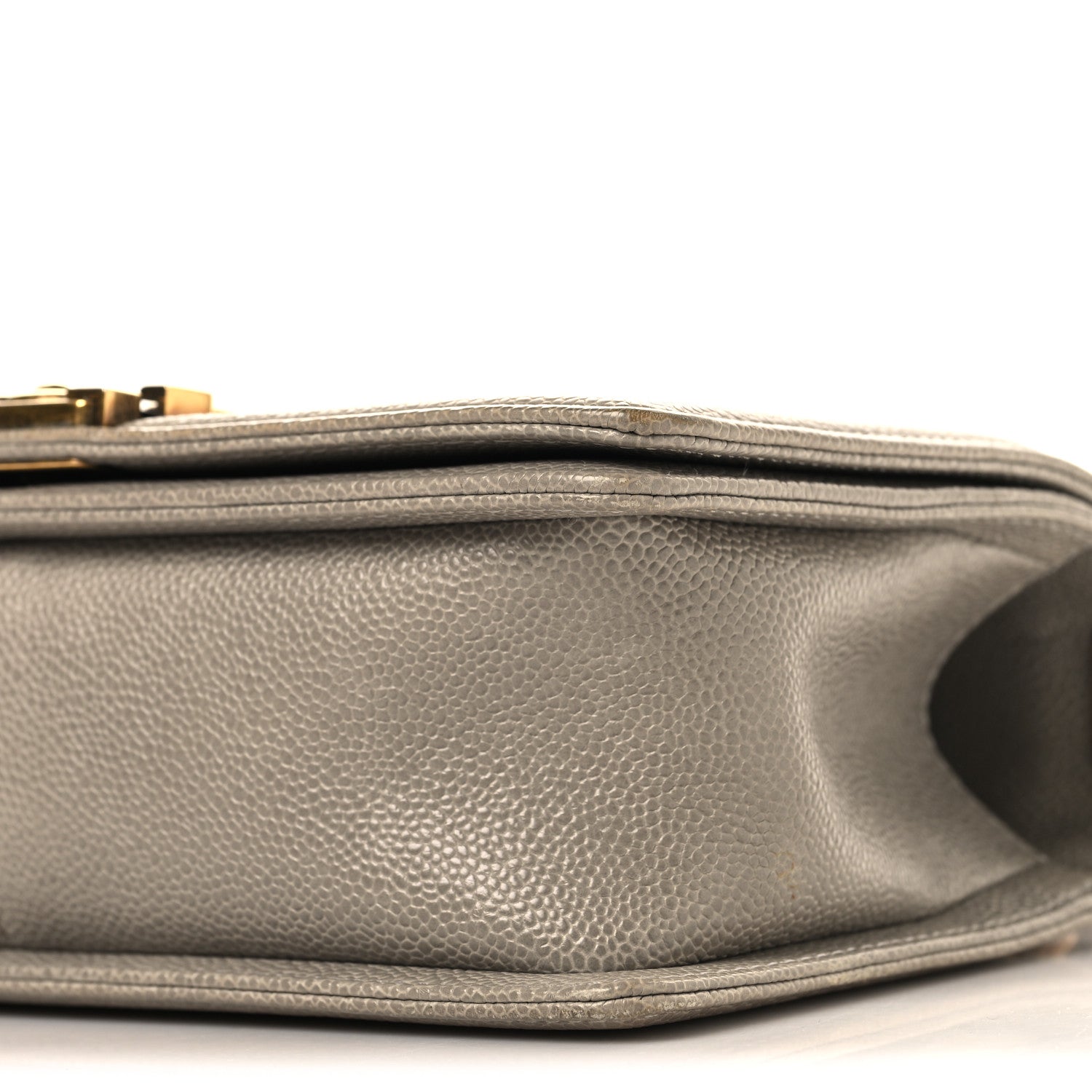 Chanel Caviar Quilted Medium Boy Flap Grey 10 of 11