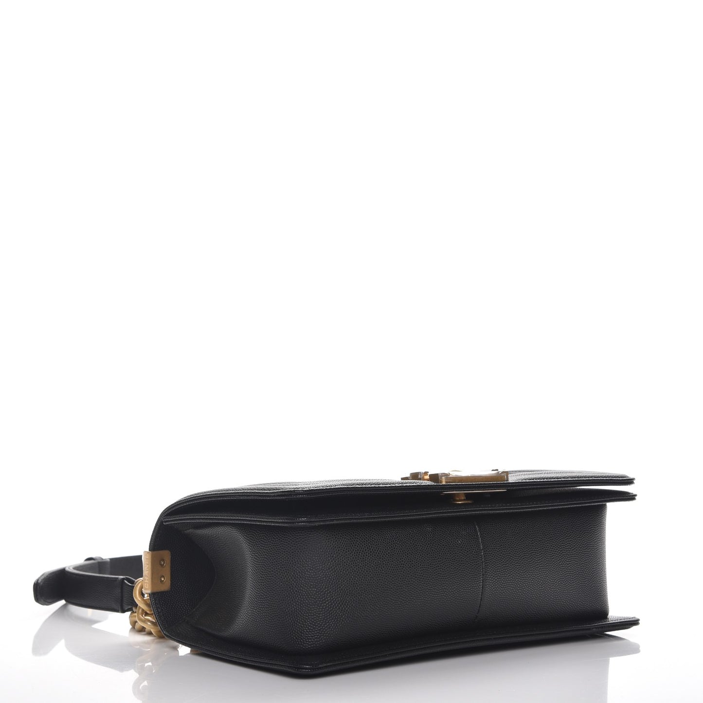 Caviar Quilted Medium Boy Flap Black