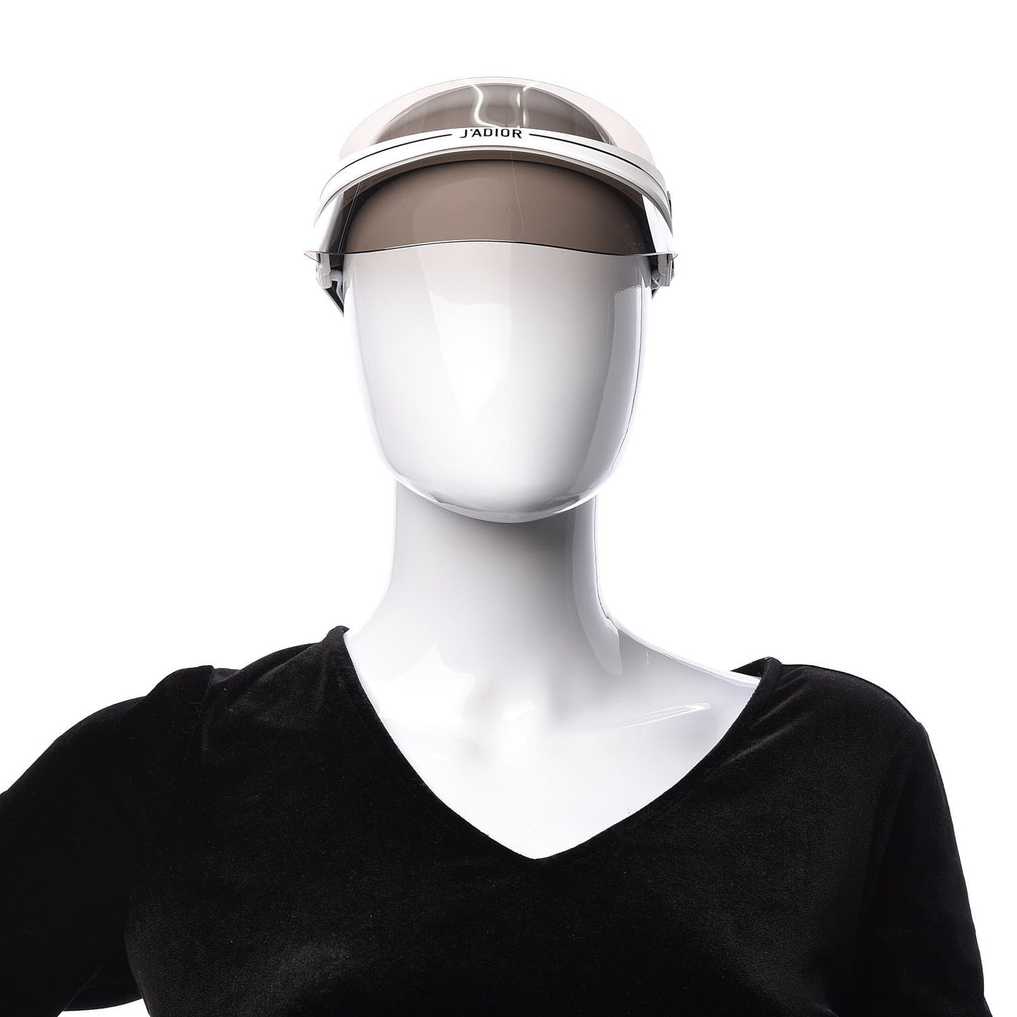 Mirrored DiorClub1 Sun Visor Silver