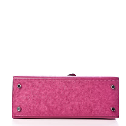 Hermes Epsom Kelly Sellier 25 Rose Pourpre 7 of 41