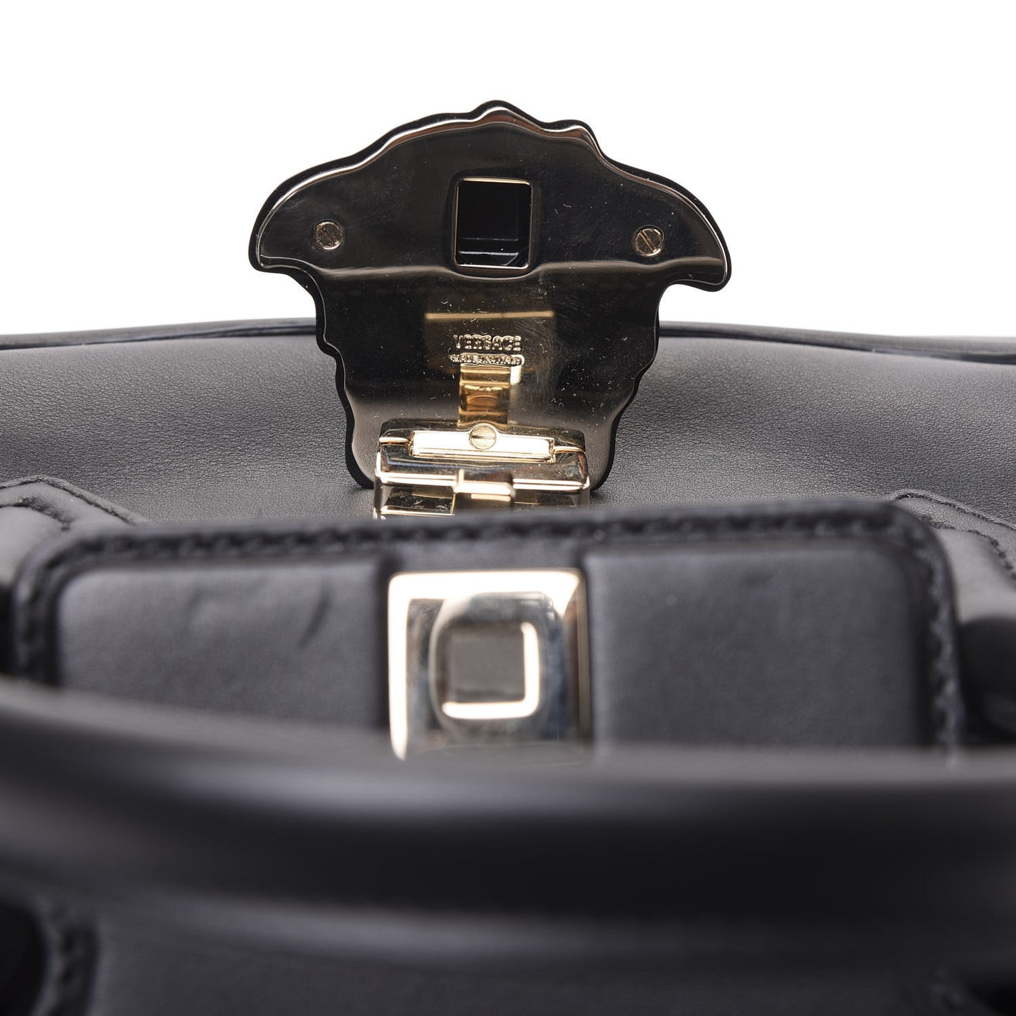 Calfskin Medium Palazzo Empire Bag Black