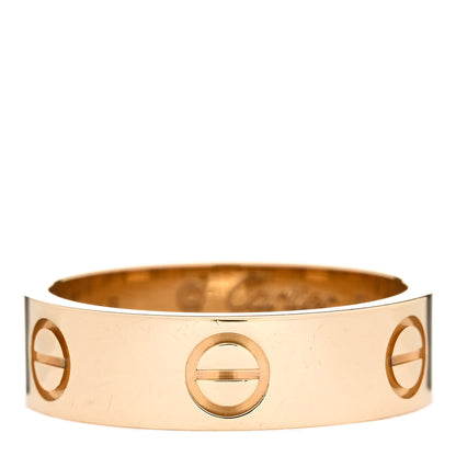 Cartier 18K Yellow Gold 5.5mm LOVE Ring 54 6.75 1 of 5