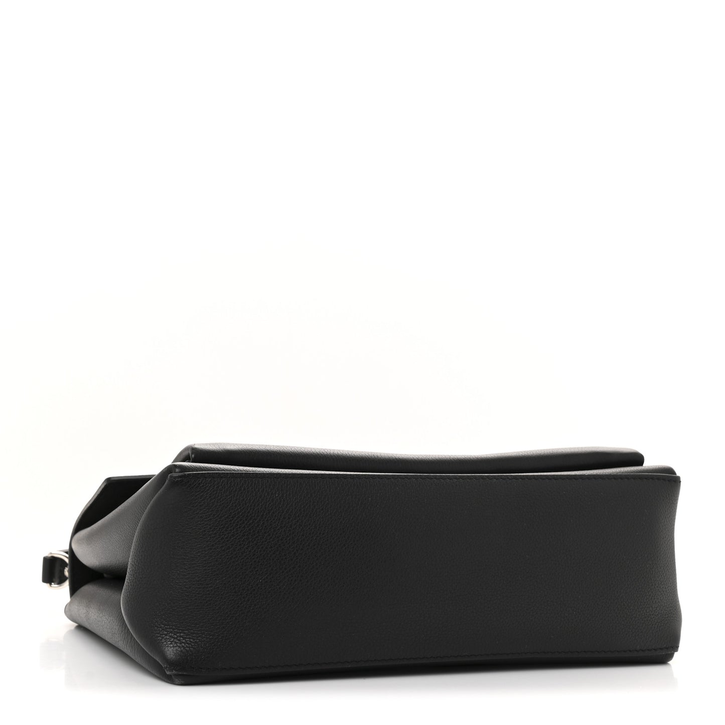 Soft Calfskin My Lockme Top Handle Black