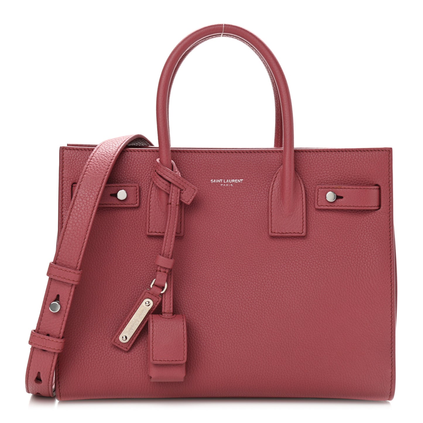 Grained Calfskin Baby Supple Sac De Jour Dark Rose