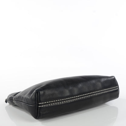 Chanel Leather Lax Pochette Bag Black 4 of 7