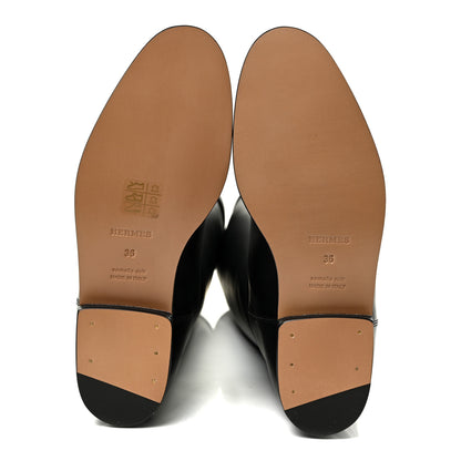 Hermes Box Kelly Jumping Boots 36 Black 5 of 11