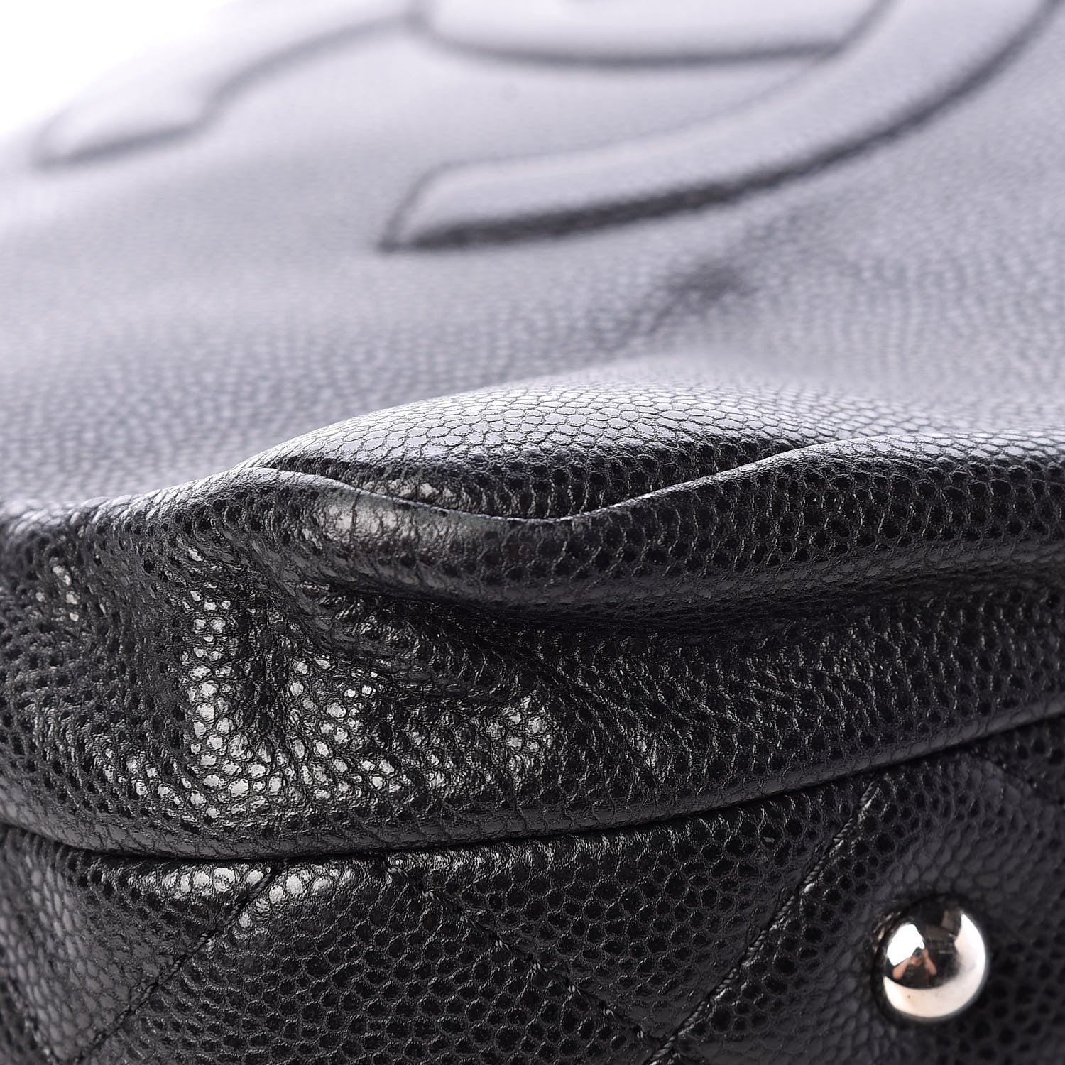 Chanel Soft Caviar Large Timeless CC Shopping Tote Black 9 of 12