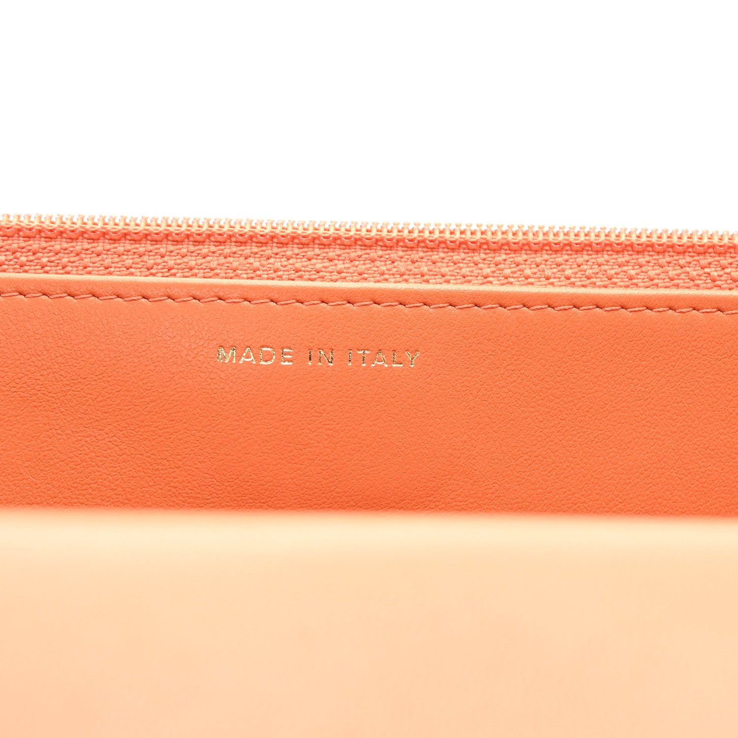 Chanel Lambskin Quilted Chanel 19 Wallet On Chain WOC Orange 7 of 12