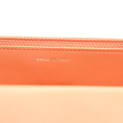 Chanel Lambskin Quilted Chanel 19 Wallet On Chain WOC Orange 7 of 12