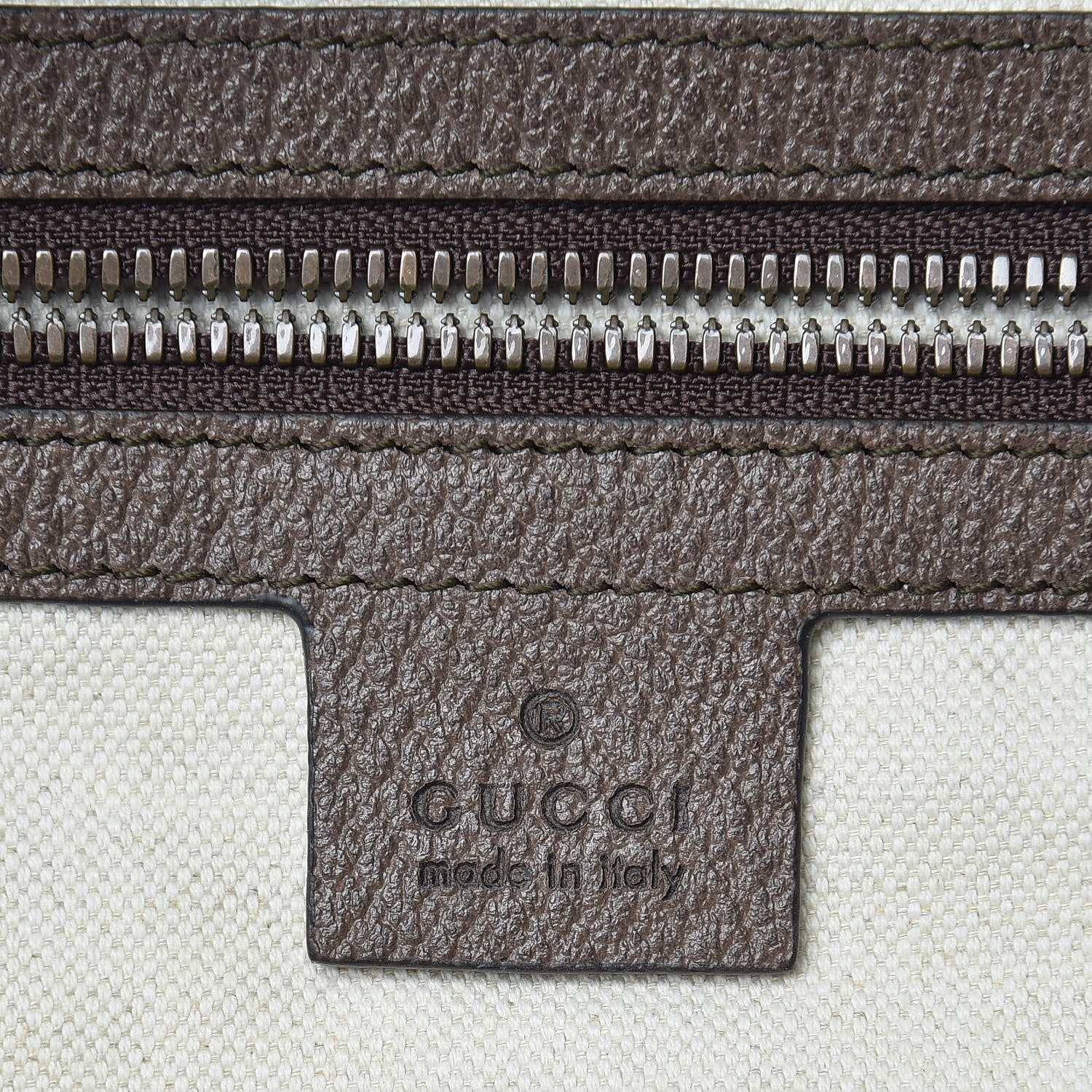 Gucci GG Supreme Monogram Calfskin Web Small Ophidia Day Backpack Beige Ebony New Acero 6 of 9