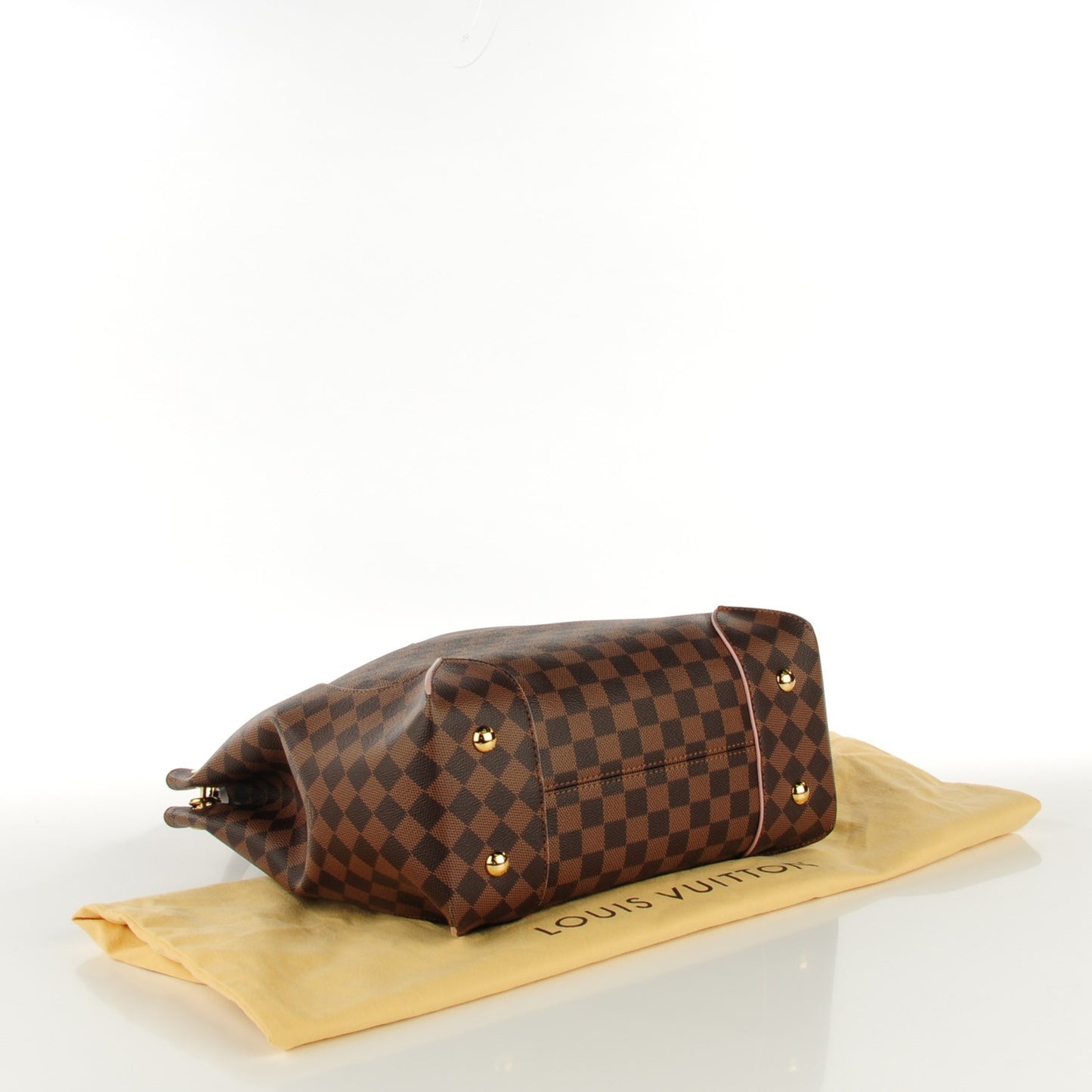 Damier Ebene Caissa Hobo Rose Ballerine
