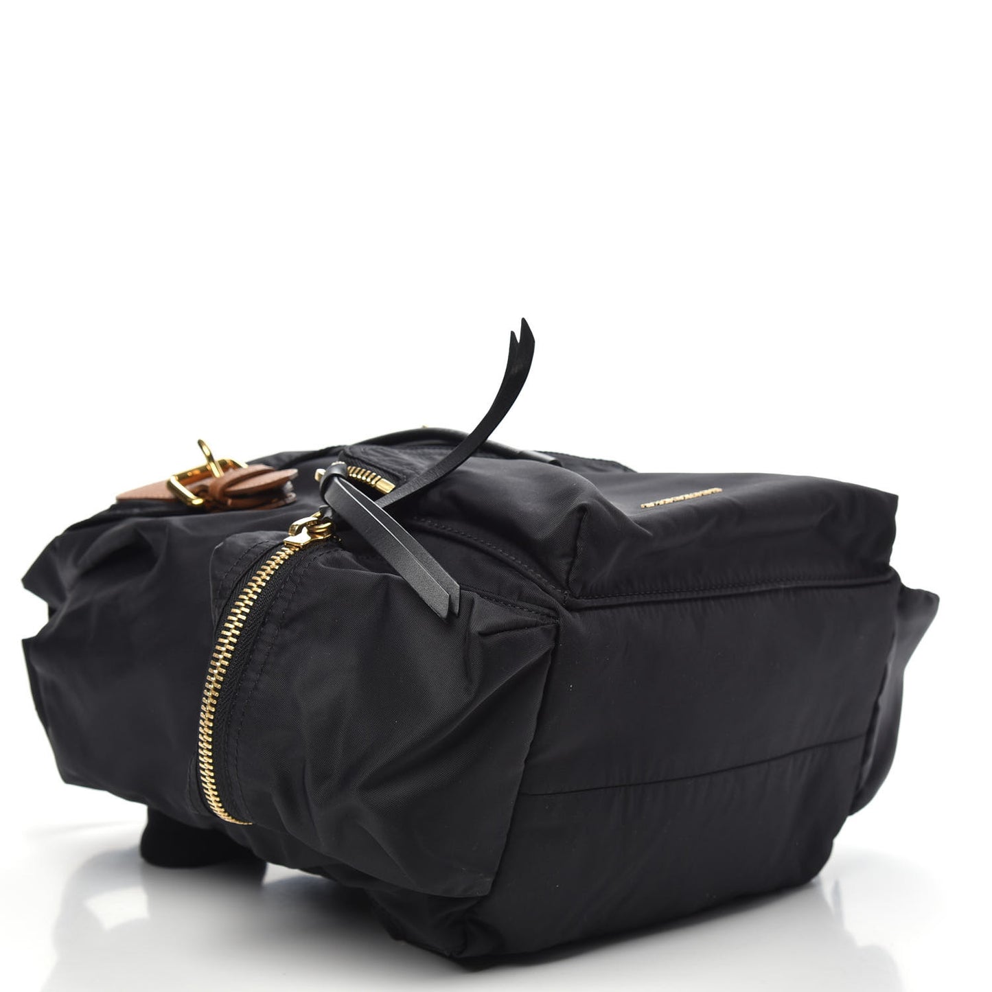 Nylon Medium Rucksack Backpack Black