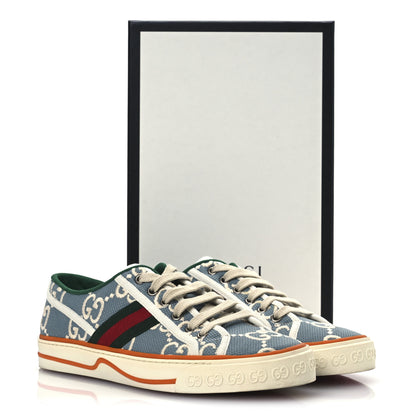 Gucci Cotton GG Monogram Web Womens 1977 Tennis Sneakers 39 Philod Ivory Mystic White 13 of 13