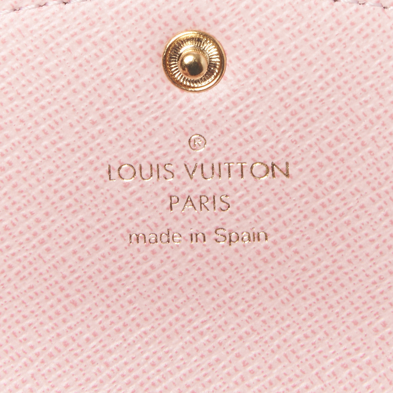 Louis Vuitton Damier Azur Rosalie Coin Purse Rose Ballerine 8 of 9