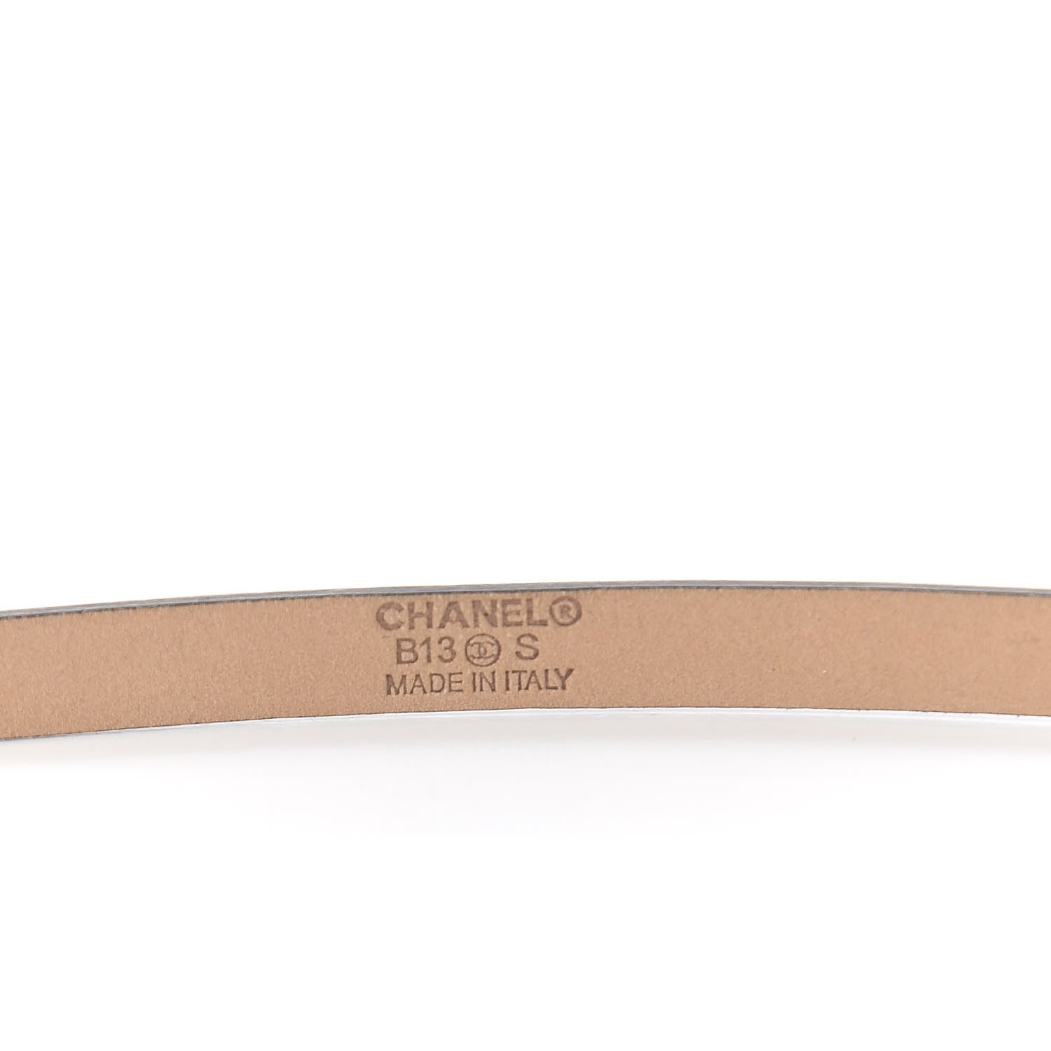 Chanel Patent CC Skinny Belt 85 34 Black 4 of 8