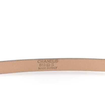 Chanel Patent CC Skinny Belt 85 34 Black 4 of 8