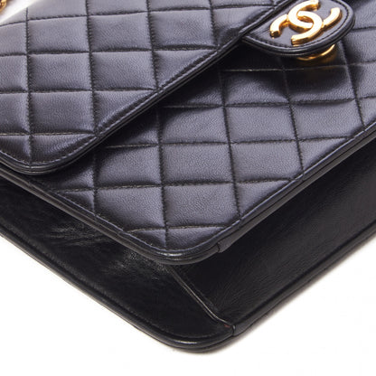 Chanel Lambskin Quilted Medium Single Flap Black 5 of 9