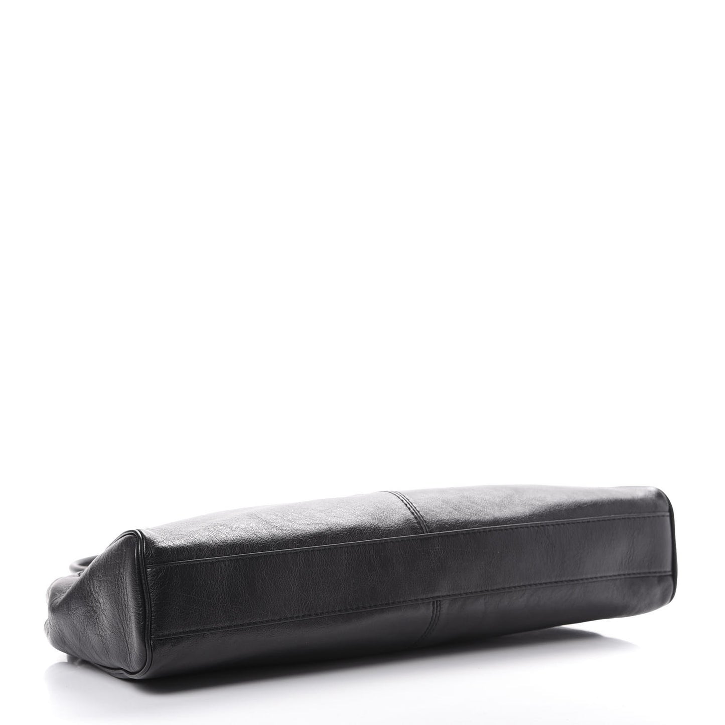 Calfskin Large Re(Belle) Top Handle Bag Black
