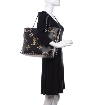 Louis Vuitton Monogram Giant Jungle Neverfull MM Black 2 of 9