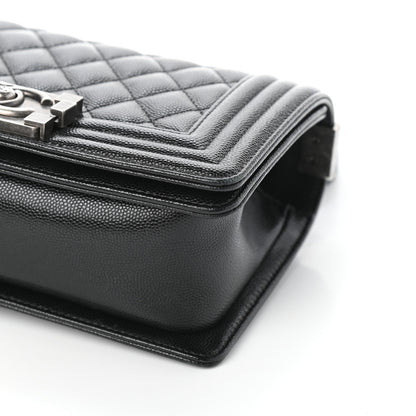Chanel Caviar Quilted Small Boy Flap Black 10 of 10