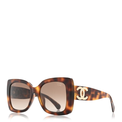 Chanel Square Polarized CC Sunglasses 5494-A Tortoise Brown 1 of 10