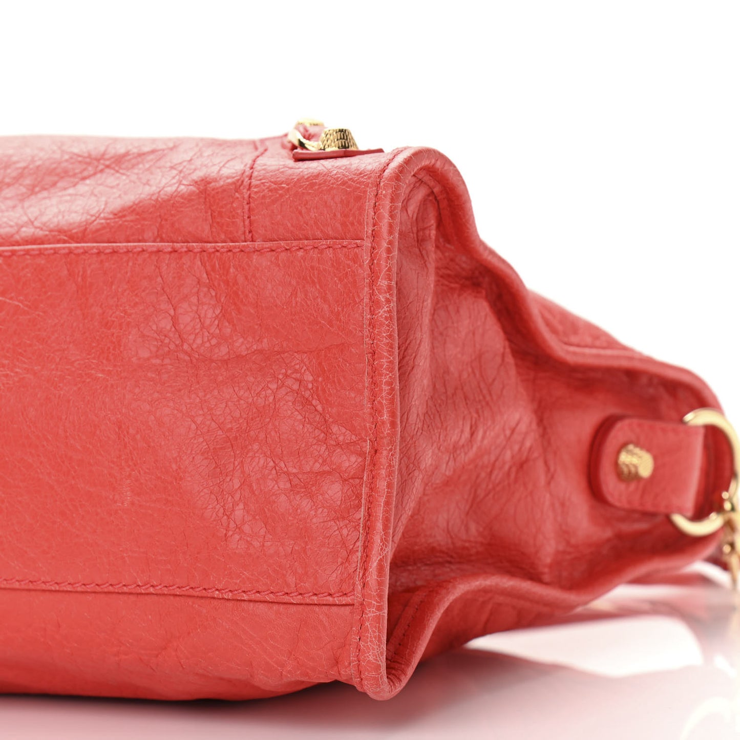Agneau Giant 12 Gold Hardware City Rose Corail