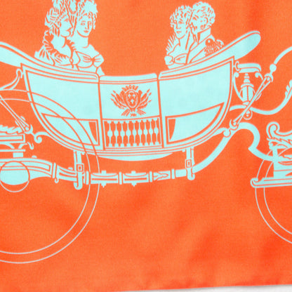 Hermes Silk Ex-Libris en Cravates Maxi Twilly Capucine Turquoise Saumon 9 of 11