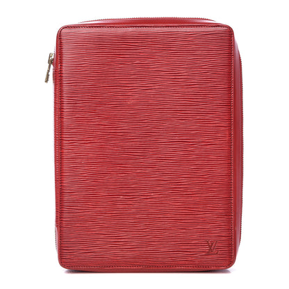 Louis Vuitton Epi Travel Diary Castillan Red 1 of 19