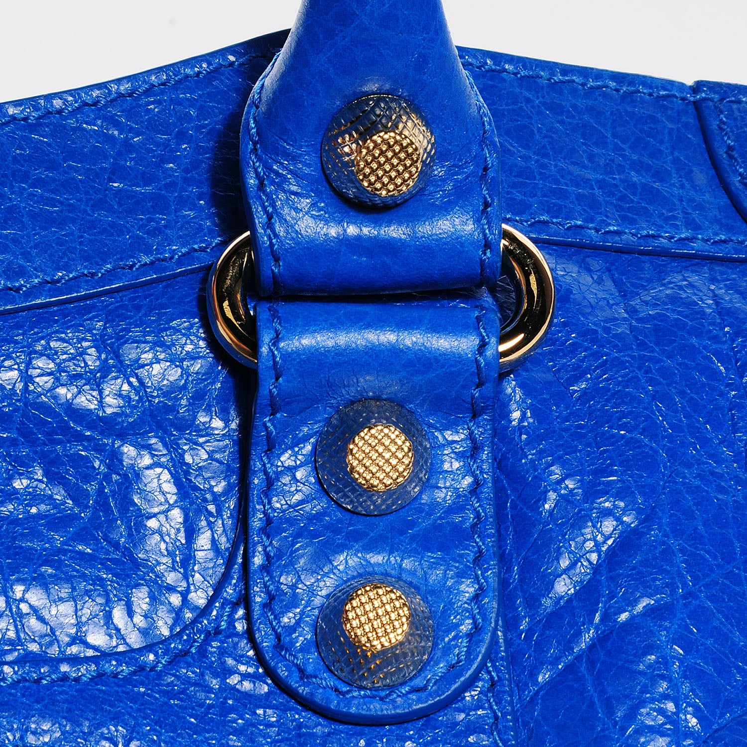 Balenciaga Agneau Giant 12 Gold Hardware City Bleu Lazuli 10 of 16