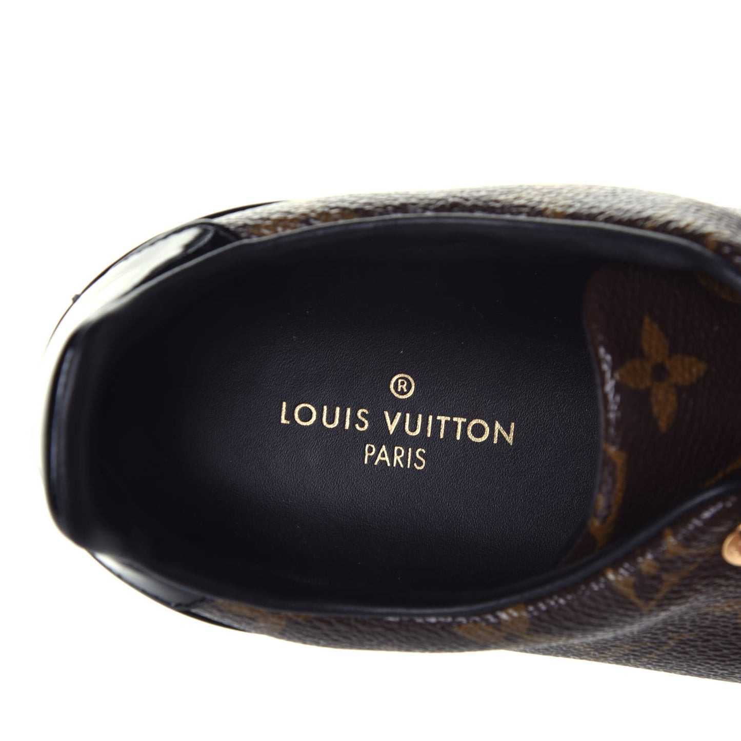 Patent Monogram Frontrow Sneakers 40