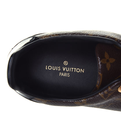 Louis Vuitton Patent Monogram Frontrow Sneakers 40 7 of 9
