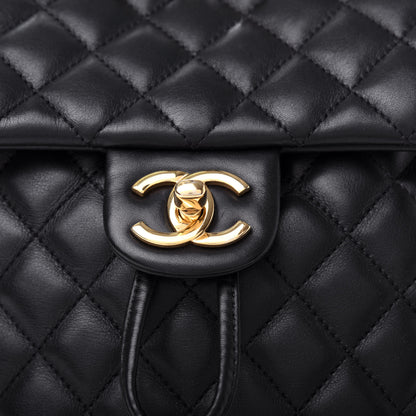 Chanel Calfskin Quilted Small Urban Spirit Backpack Black 10 of 10