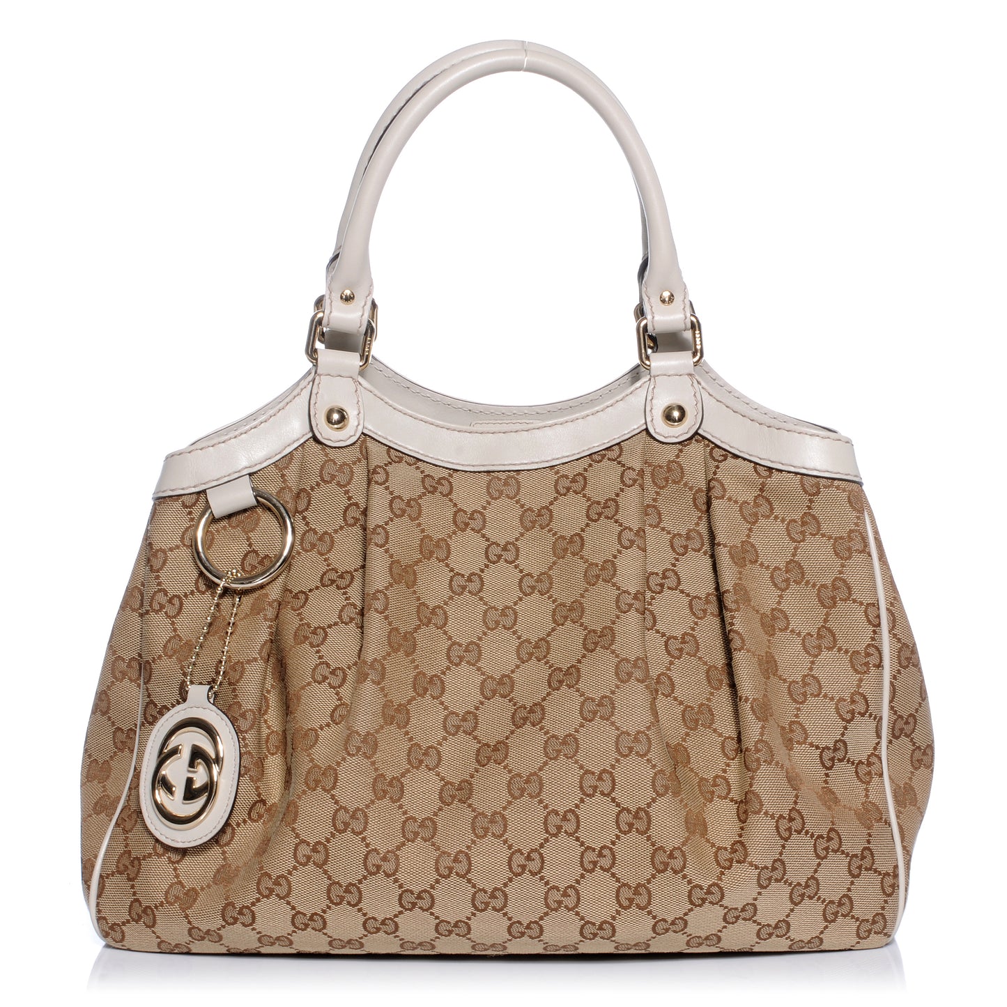 Monogram Medium Sukey Tote Off White