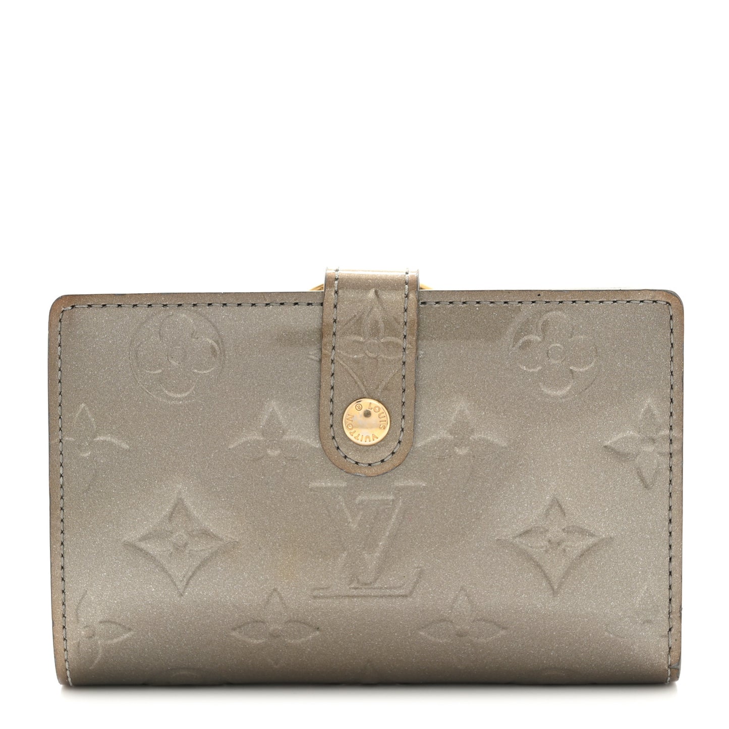 Vernis French Purse Wallet Gris Art Deco
