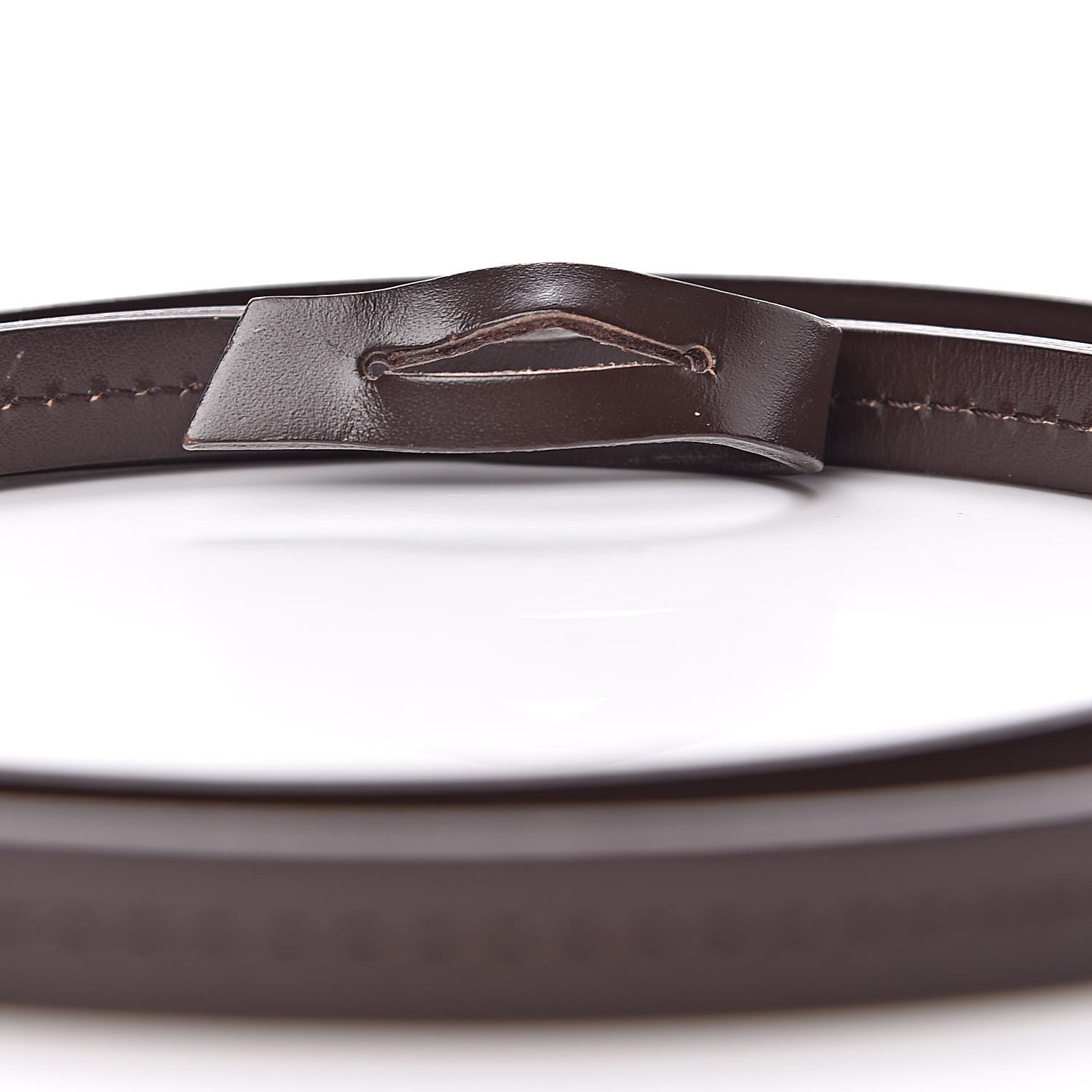 Louis Vuitton Calfskin 12mm Favorite Long Strap Brown 3 of 3