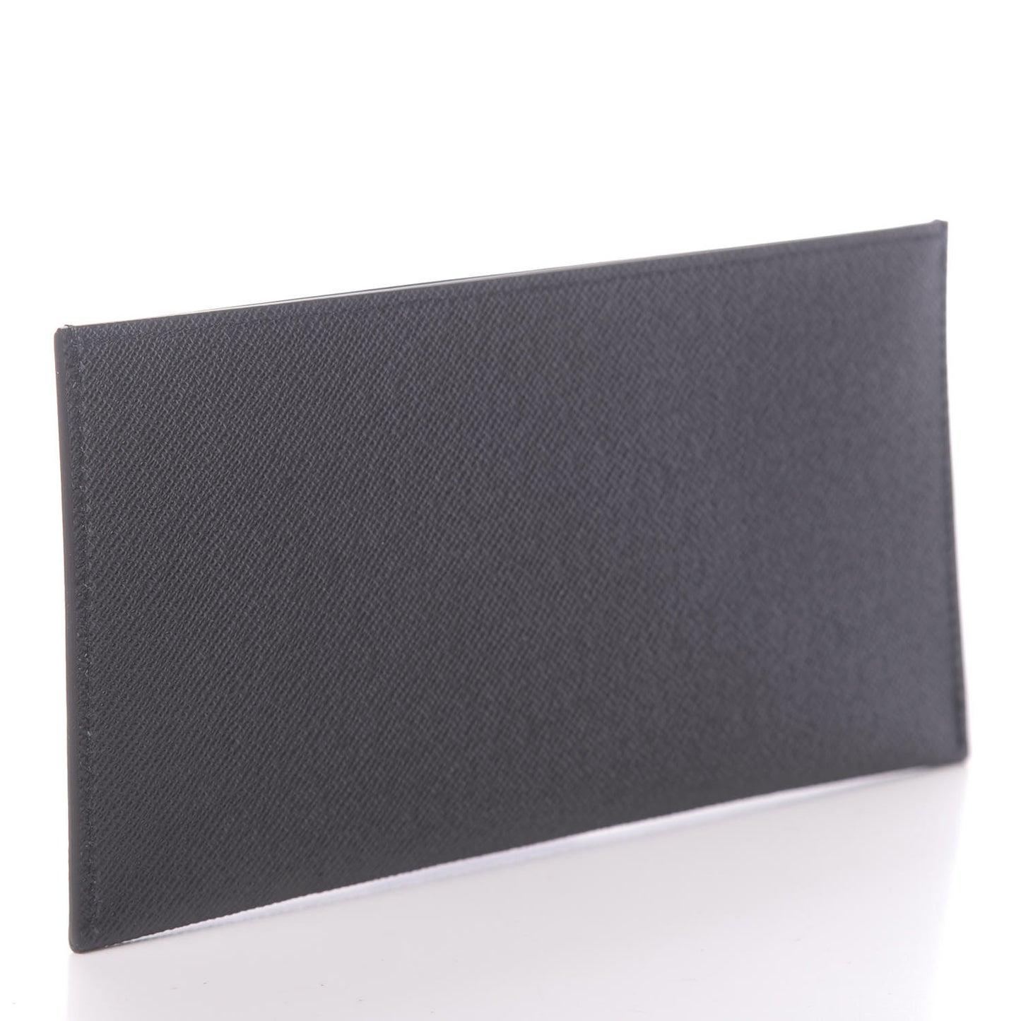 Calfskin Felicie Chain Wallet Card Holder Insert Black