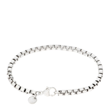 Tiffany Sterling Silver 4mm Venetian Link Bracelet 2 of 4