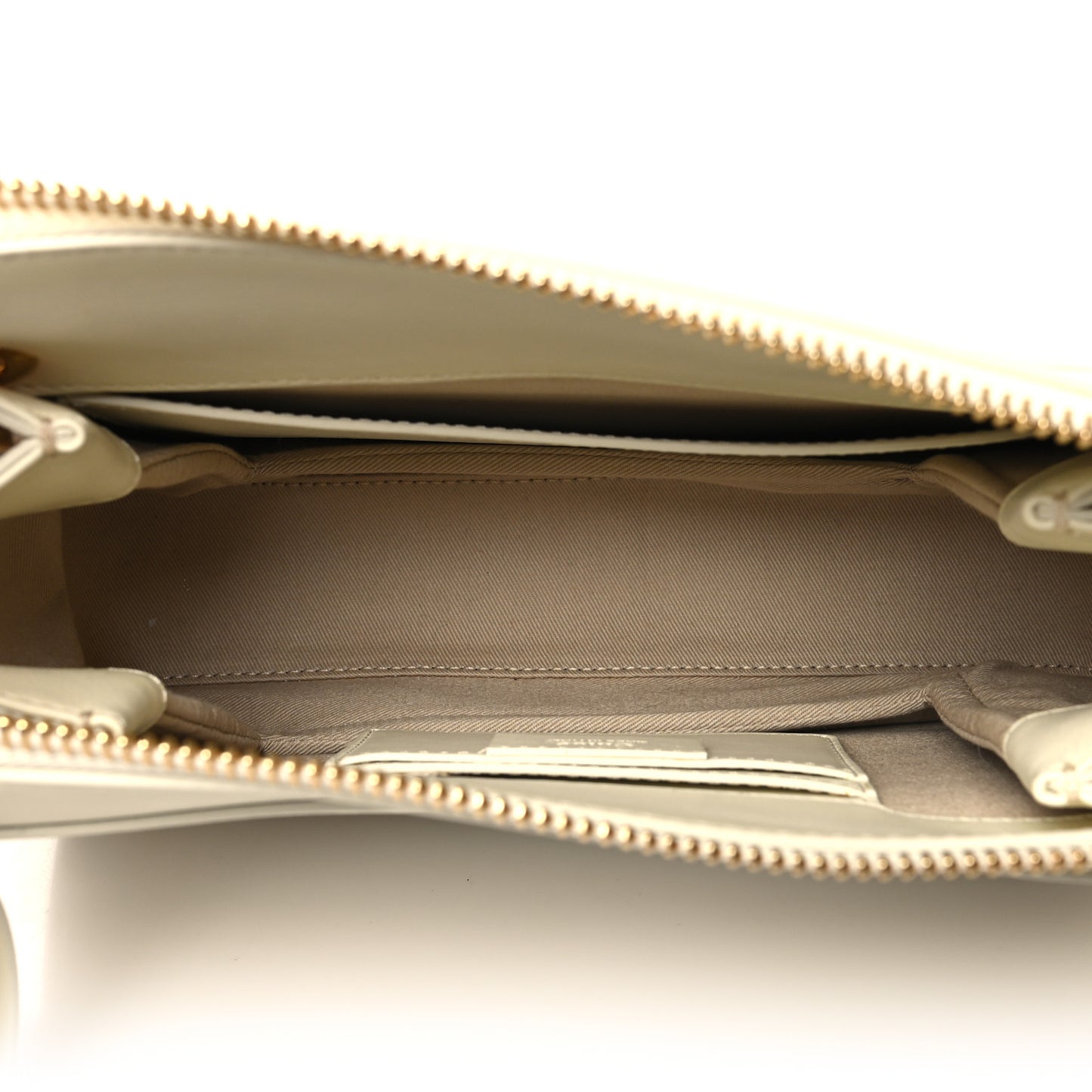 Calfskin Medium Roy Bag Natural White