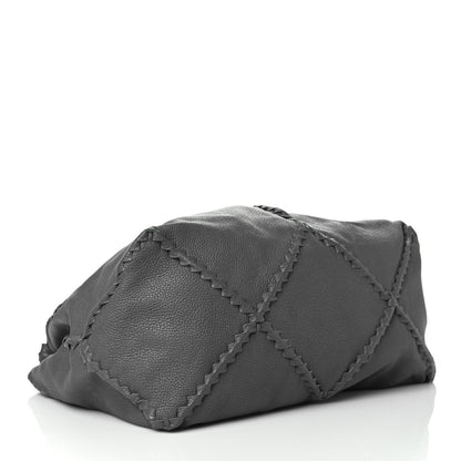 Bottega Veneta Washed Cervo Deerskin Large Hobo Grey 4 of 9
