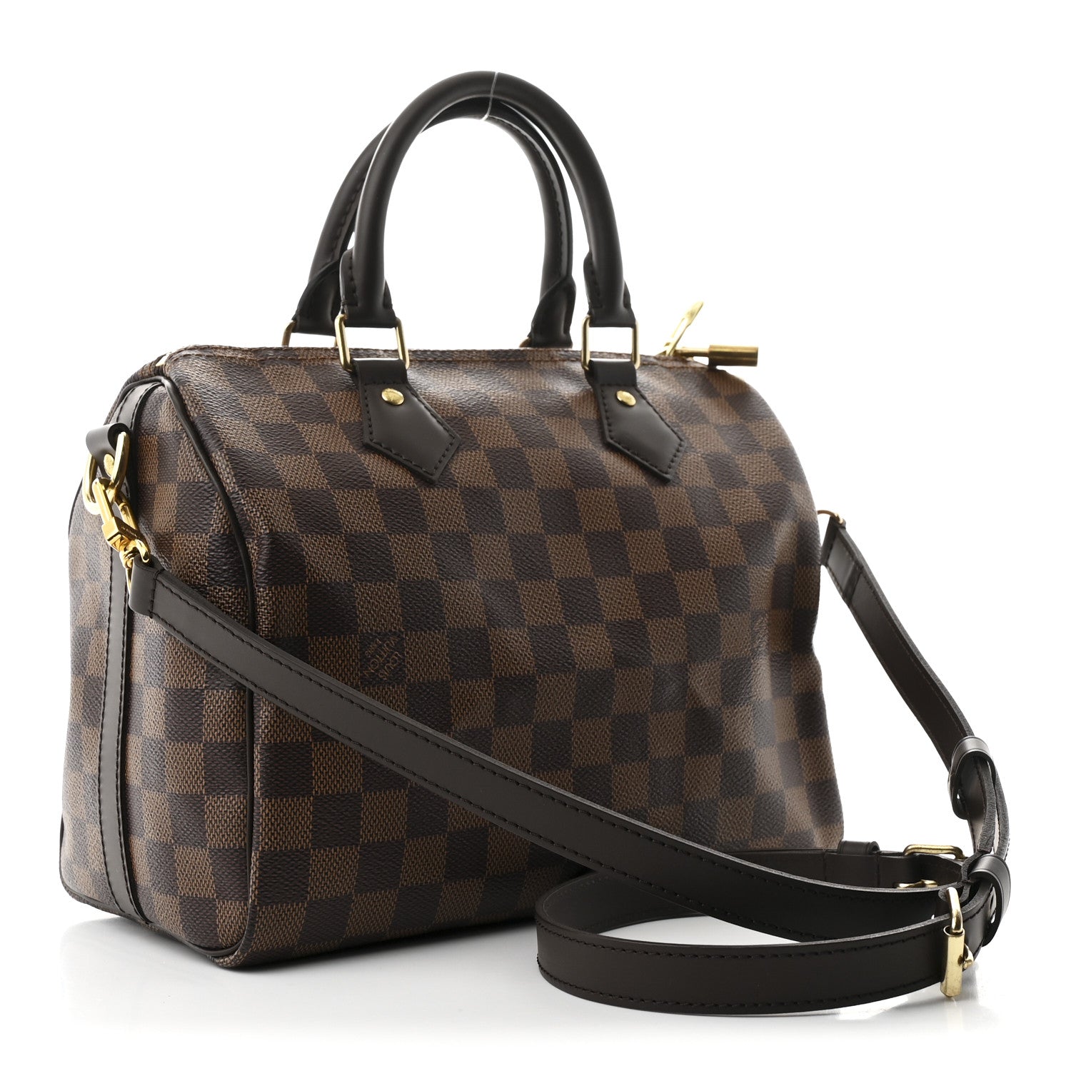 Louis Vuitton Damier Ebene Speedy Bandouliere 25 3 of 9