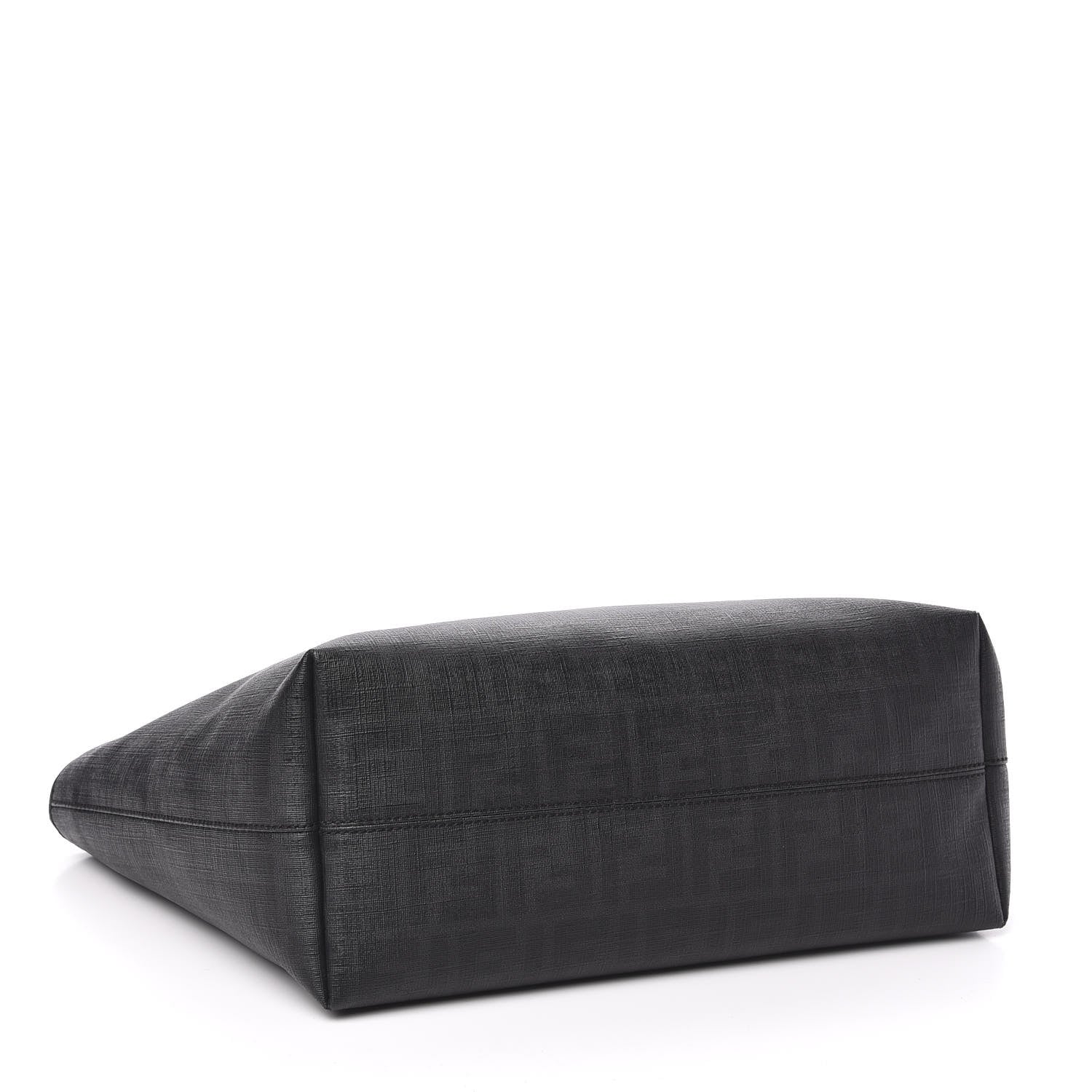 Fendi Zucca Spalmati Small Roll Tote Black 3 of 16