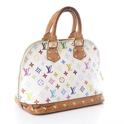 Louis Vuitton Monogram Multicolor Alma White 2 of 8